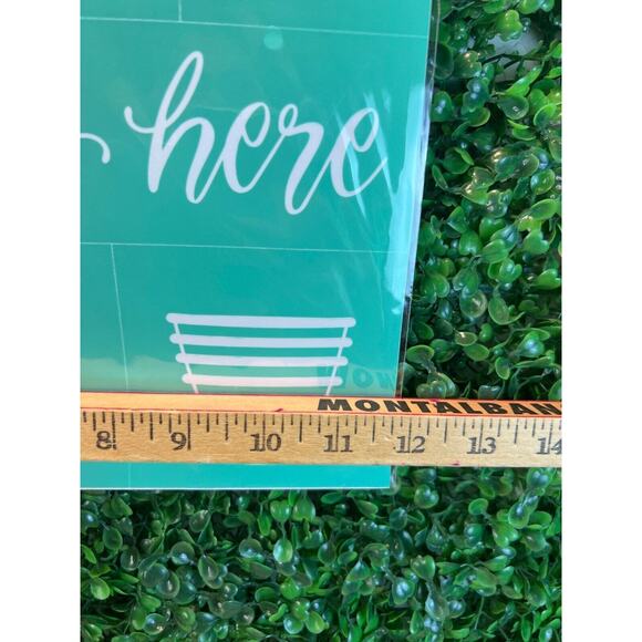 New Chalk Couture Transfer Love Grows Here Crafting Gift - Picture 2 of 7